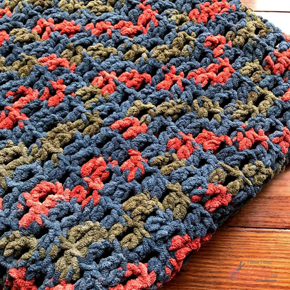 Double Crochet Blanket Pattern #doublecrochet #blanket #crochet