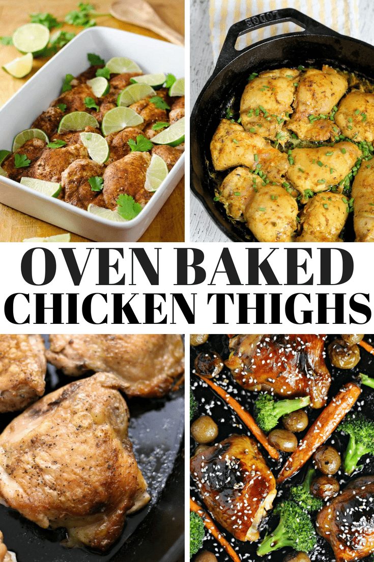 Oven Baked Chicken Thighs