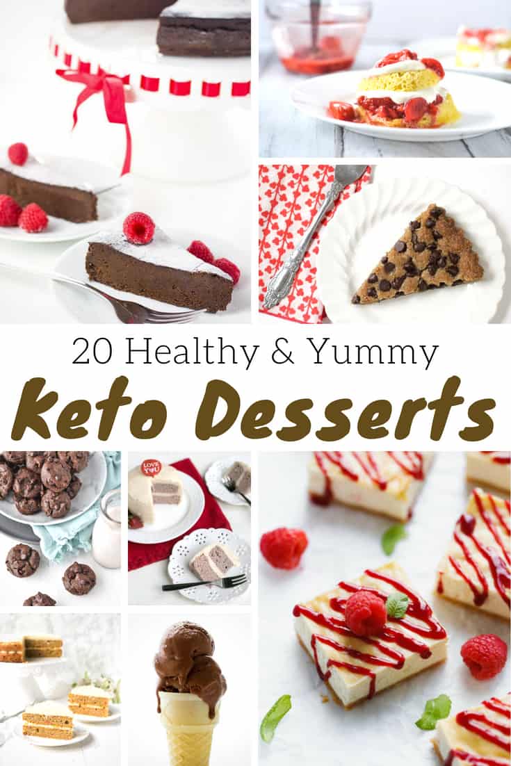 Keto Dessert Recipes - 20 Keto Desserts You Must-Try! #recipe #keto #ketodesserts #desserts