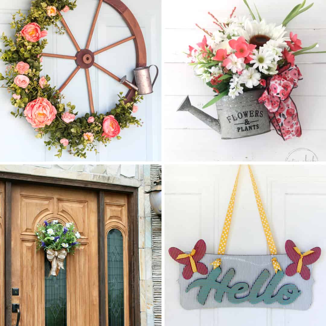 Front Door Wreaths and Decor for Summer