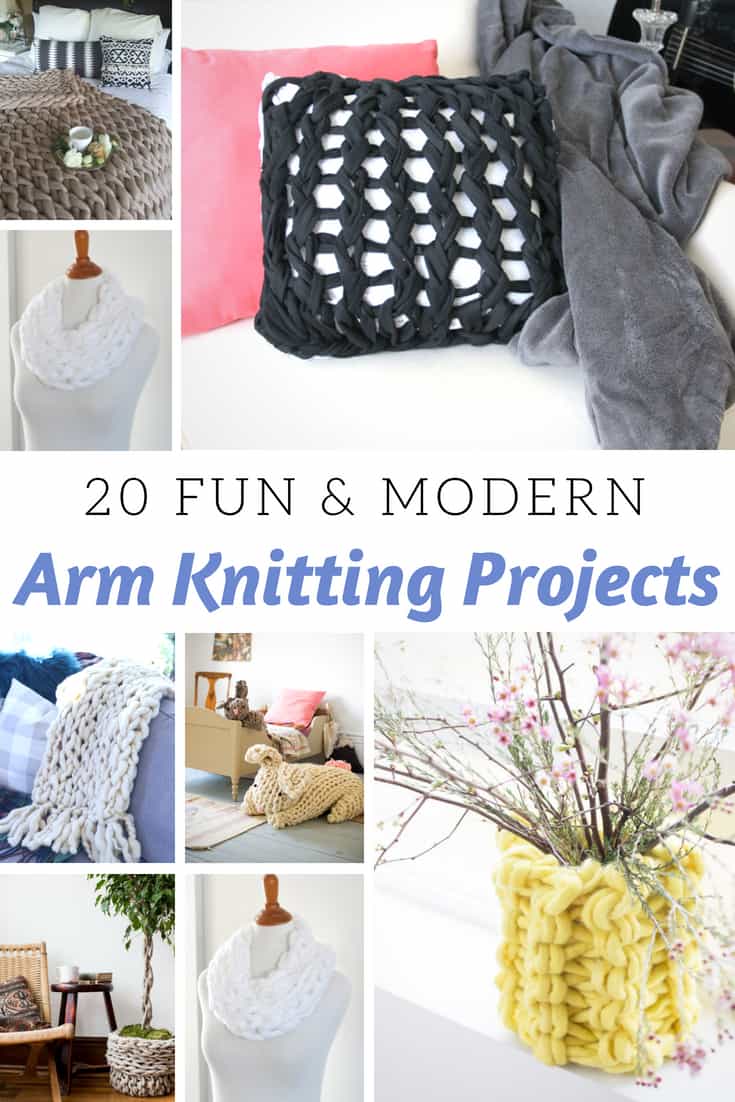 Arm Knitting Projects for You and Your Home