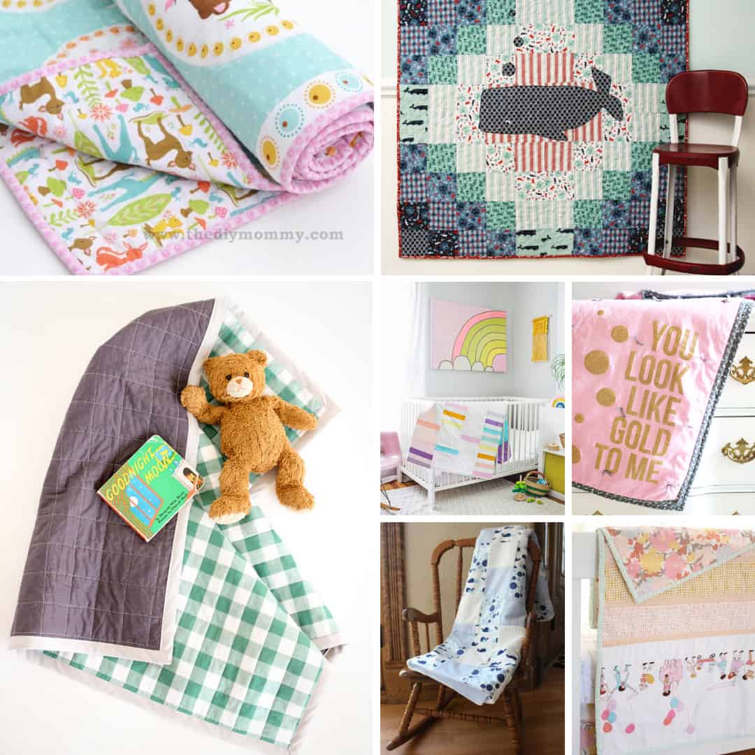 Beautiful Baby quilts to create for your baby or give as a gift.