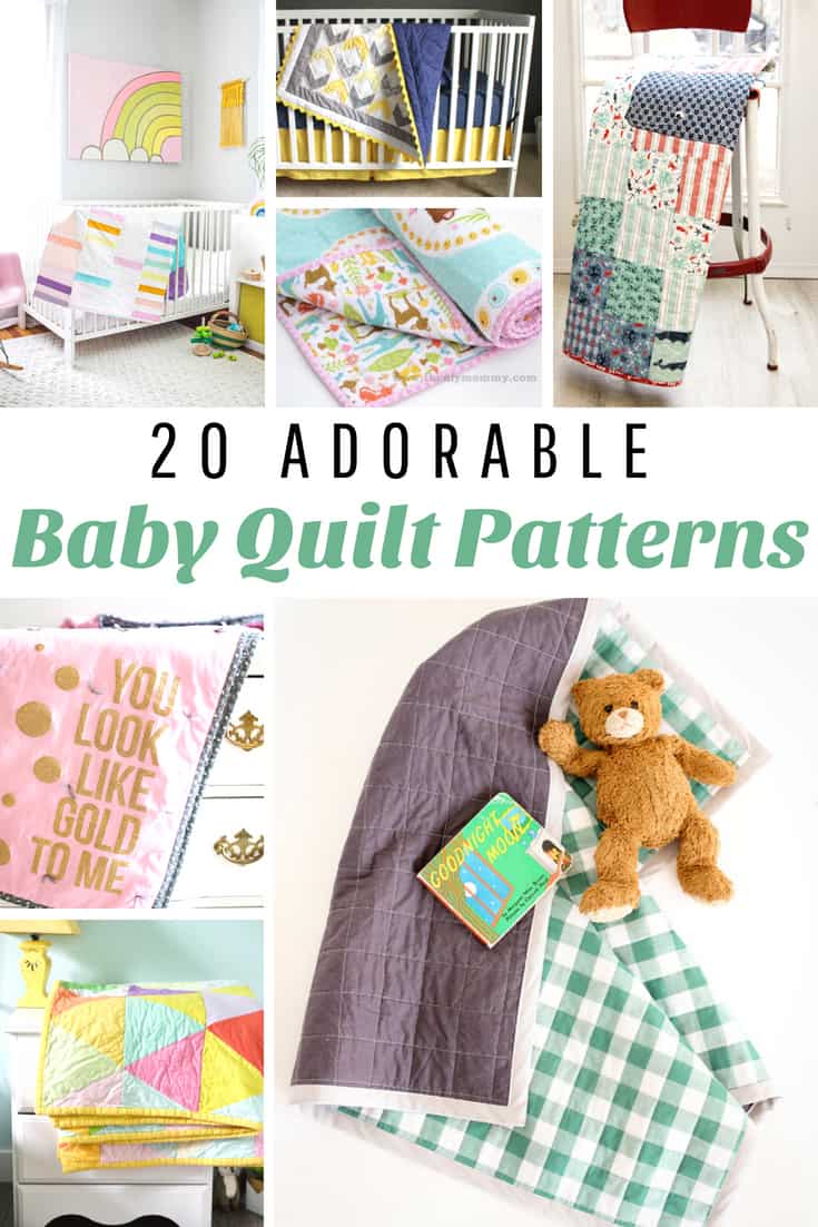 I love these adorable baby quilt patterns! 