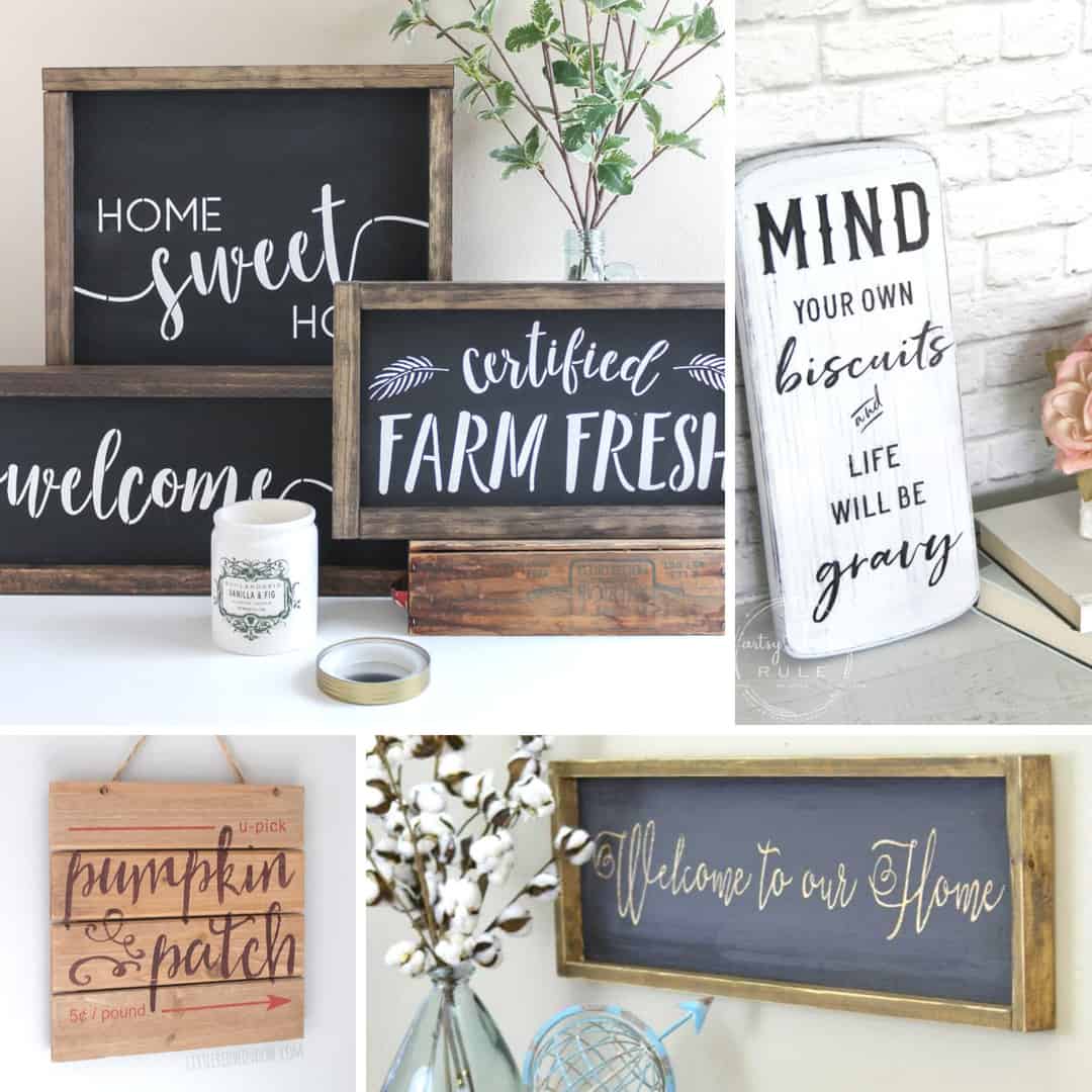 DIY Farmhouse signs to liven your home