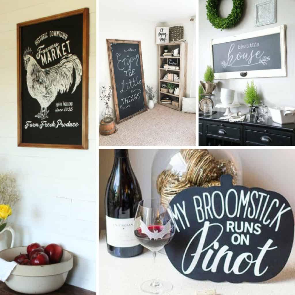 DIY Chalkboard Signs