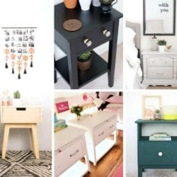 DIY Nightstands and Bedside Tables