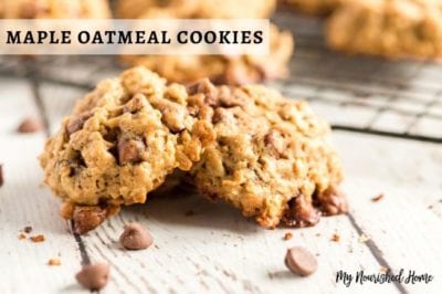 Maple Oatmeal Cookies | My Nourished Home