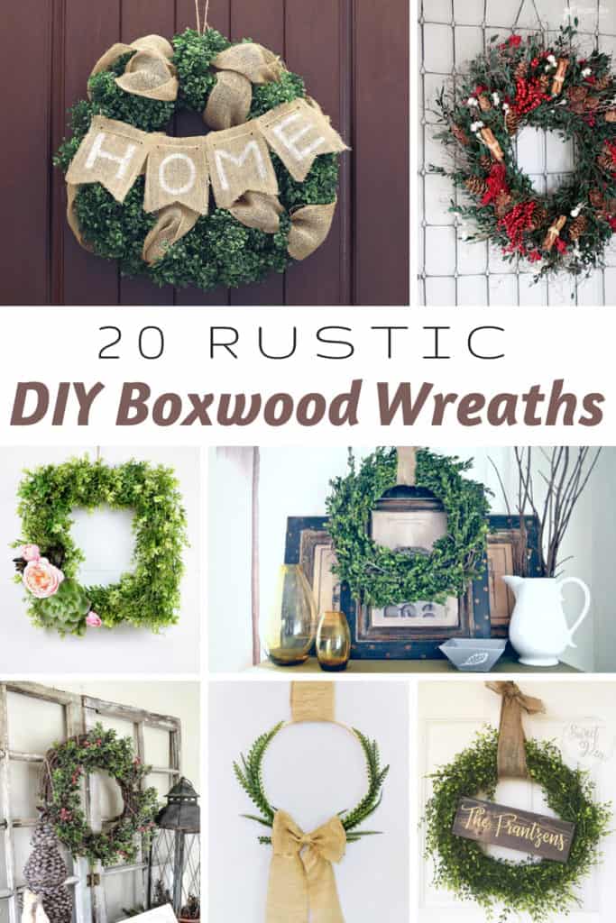 DIY Boxwood Wreaths