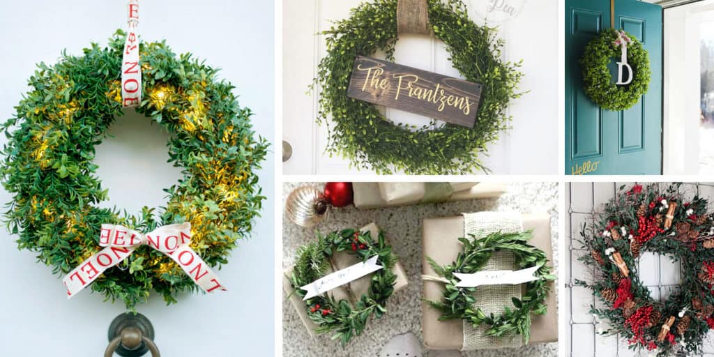 Beautiful Boxwood Wreaths to Make at Home