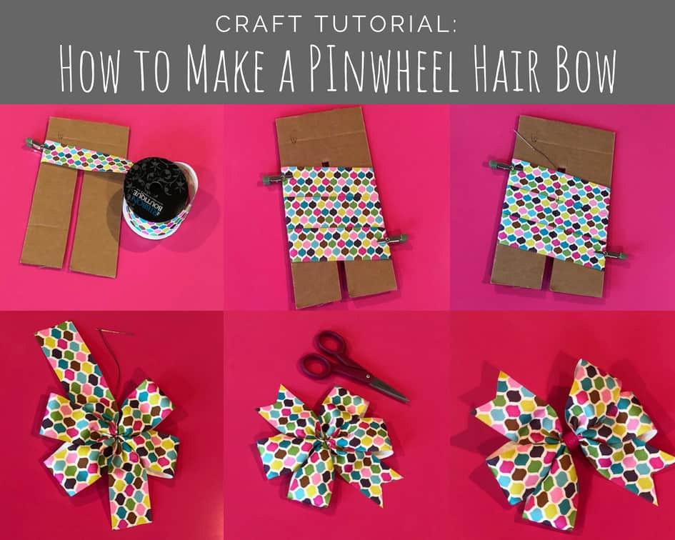  How to Make Pinwheel Hair Bows