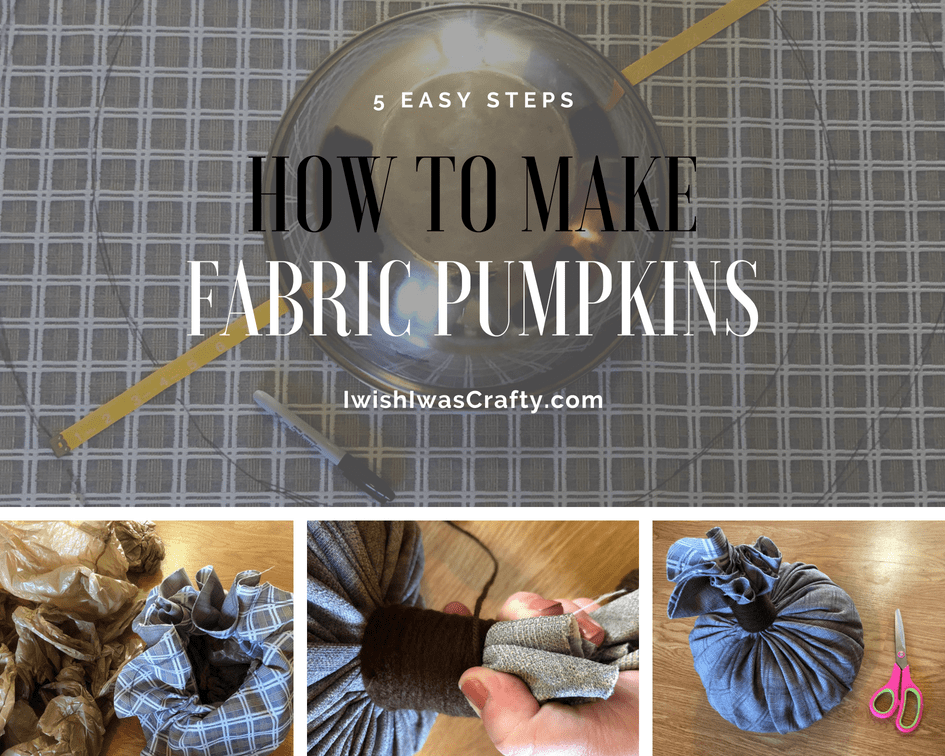 How to make the stem of a fabric pumpkin