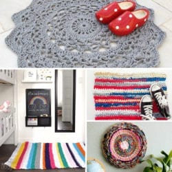 DIY Crocheted & Knitted Rugs