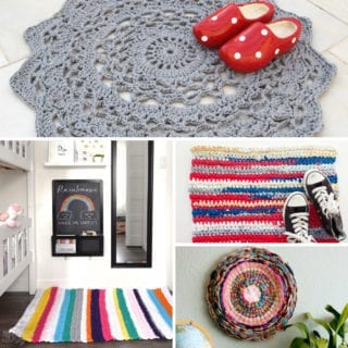 DIY Crocheted & Knitted Rugs