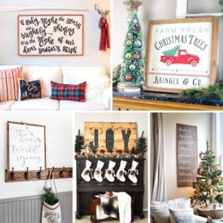Rustic Christmas Signs