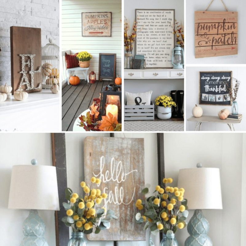 Fall Farmhouse Decorations