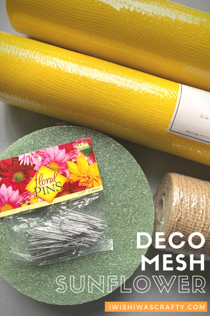 Deco Mesh Wall Decor Tutorial