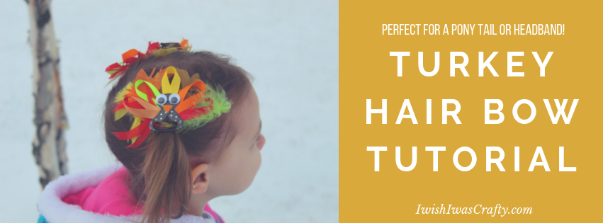 Make Turkey Hair Bows for Fall