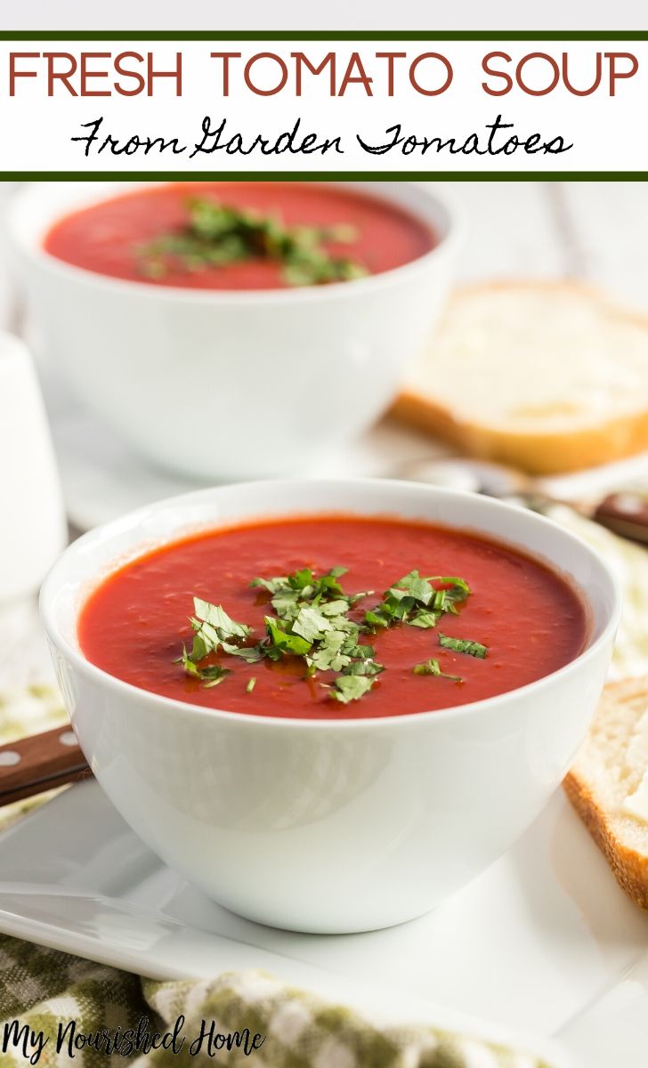 How to make tomato soup from fresh tomatoes