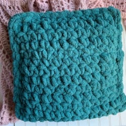 How to Make a Crochet Pillow Cover