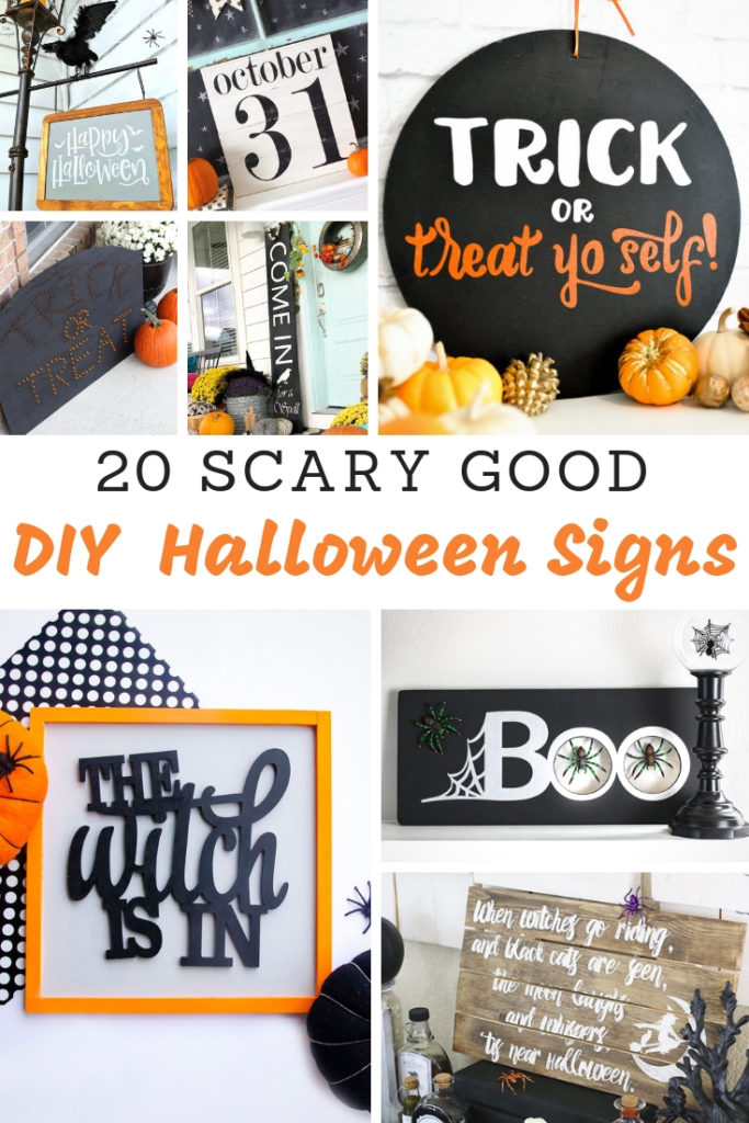 DIY Halloween Signs