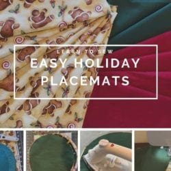 Easy Holiday Placemats - Perfect for a Beginner