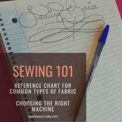Sewing 101 for beginners