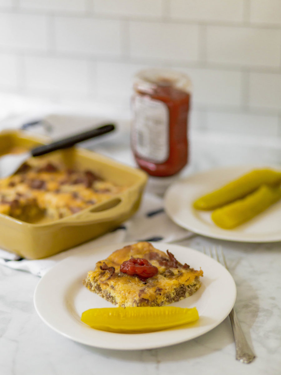 Bacon Cheeseburger Casserole is Keto and Kid approved!