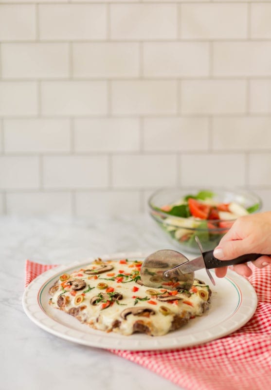 Pizza that is carb free - Meatza