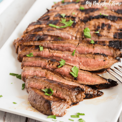 Cast Iron Flank Steak My Nourished Home