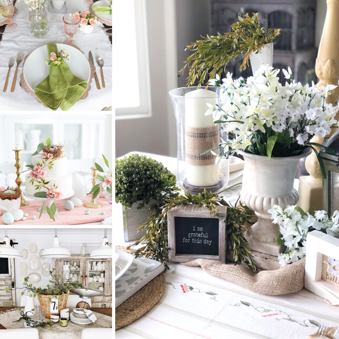 Dining Table Decor for Spring | My Nourished Home Dining Table Decor For Spring | My Nourished Home