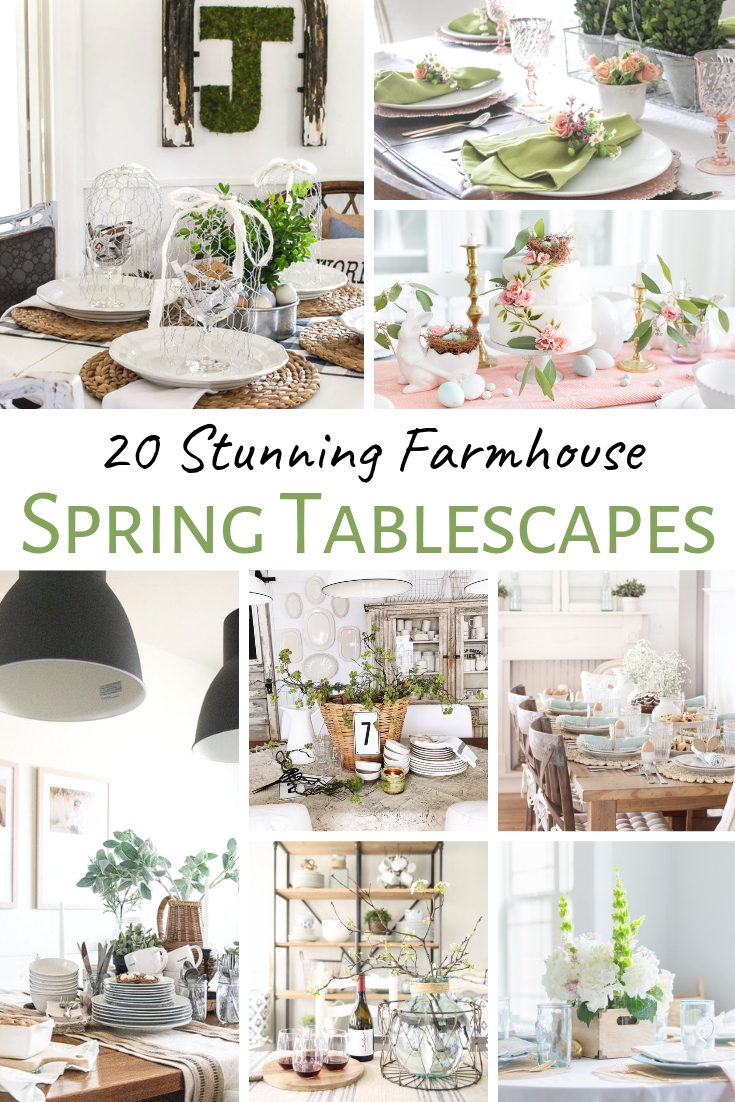 Dining Room table decor for spring!