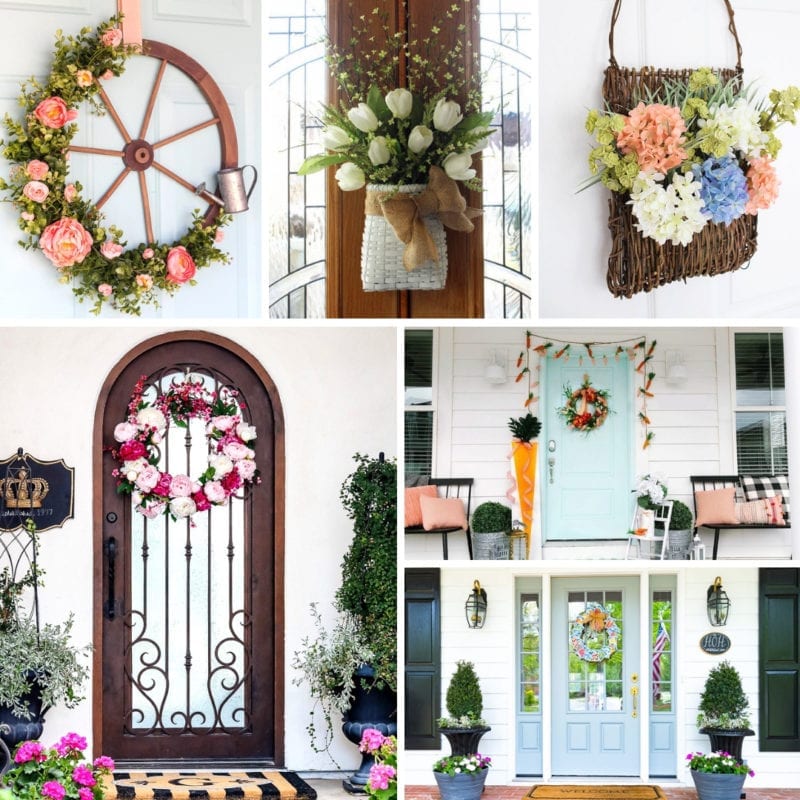 Front door ideas for spring!