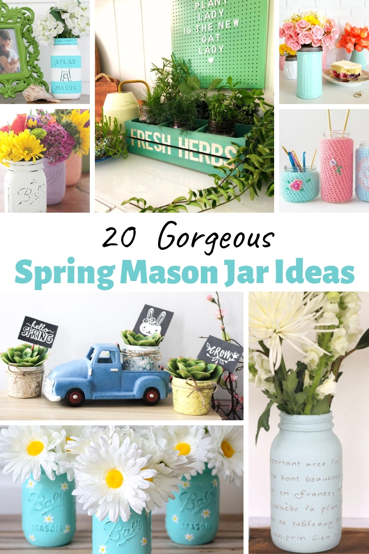 Spring Mason Jar Ideas