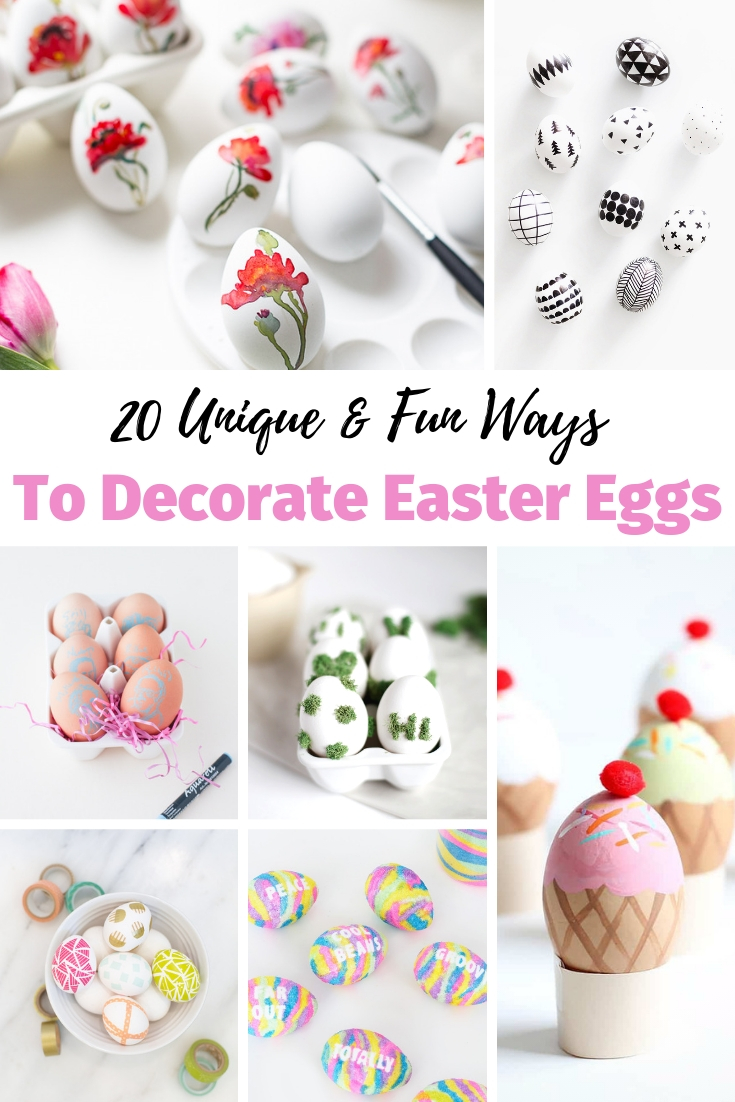 Unique & Fun Ways To Decorate Easter Eggs