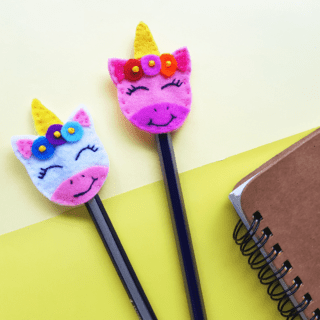 Unicorn Felt Pen Topper