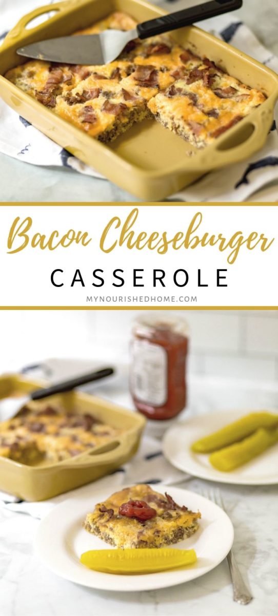 Cheeseburger Casserole Keto Approved