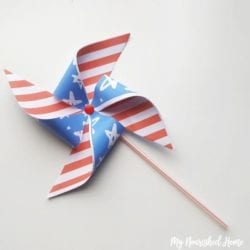 Patriotic Pinwheel Craft for Kids