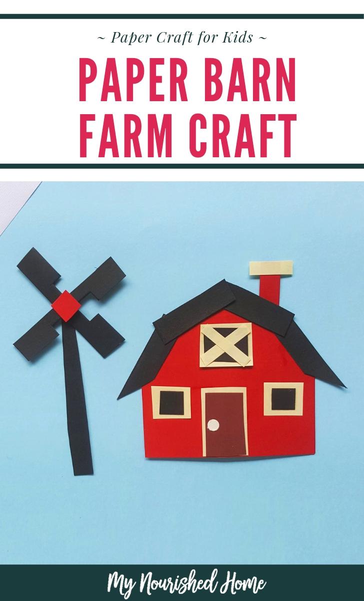 Big Red Barn! Make this barn craft for kids.