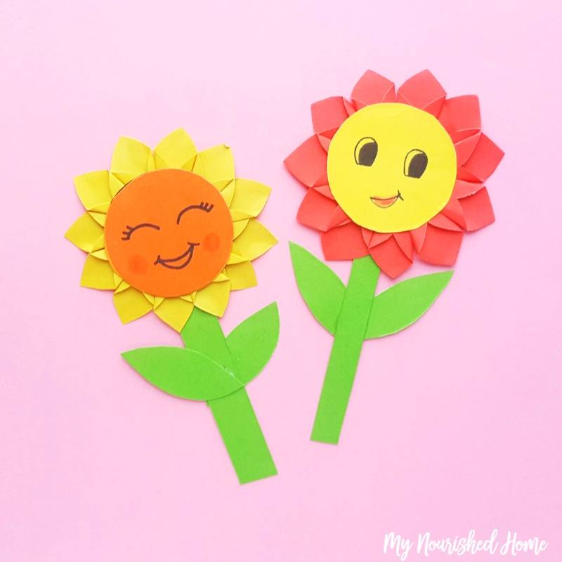 Sunflower Paper Craft for Kids