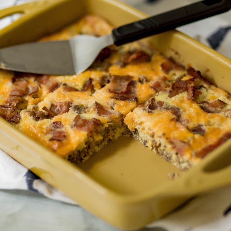 bacon cheeseburger casserole