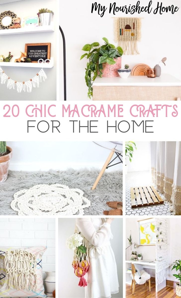 20 Chic Macrame Crafts for the Home - MyNourishedHome.com