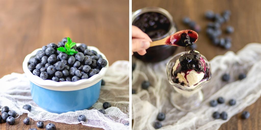 Fresh Blueberry Compote - for Ice Cream and Pancakes