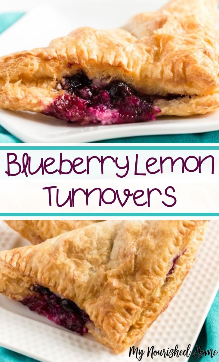 Blueberry Lemon Turnovers Recipe - MyNourishedHome.com