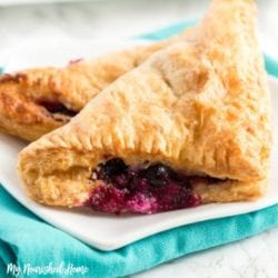 Lemon Blueberry Turnovers - versions for the Oven & Air Fryer
