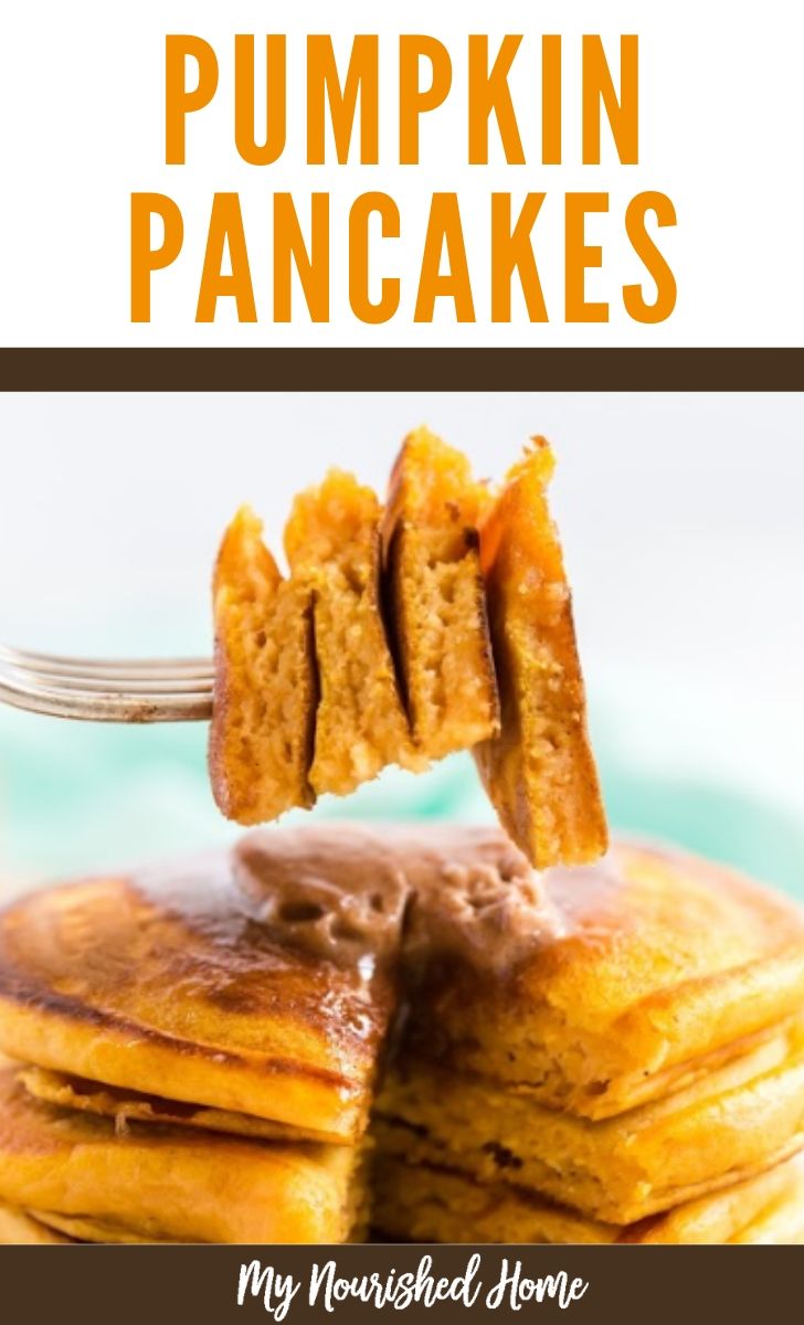 How to Make Pumpkin Pancakes - Easy Recipe - MyNourishedHome.com