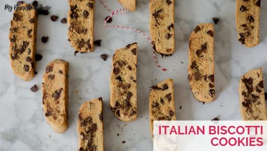 Italian Biscotti Cookies - Easy Recipe - MYNOURISHEDHOME.COM