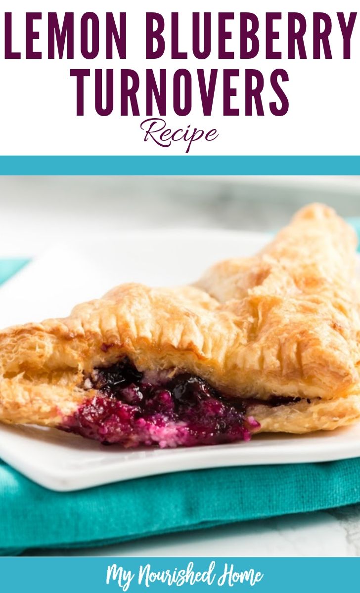 Lemon Blueberry Turnovers Recipe - MyNourishedHome.com