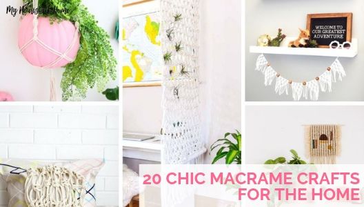 Macrame Crafts for the Home - MYNOURISHEDHOME.COM