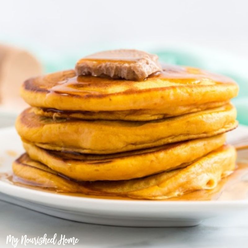 Pumpkin Pancakes - MyNourishedHome.com