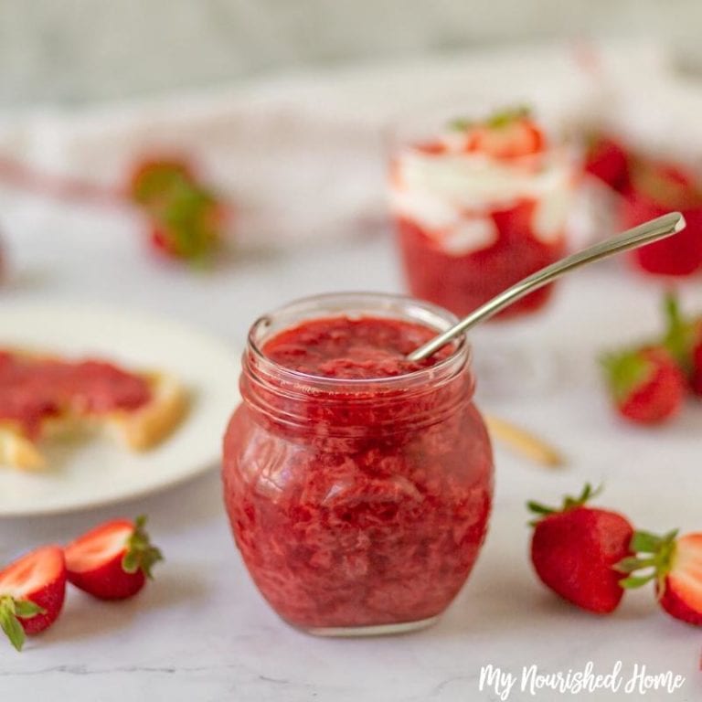 Strawberry Compote My Nourished Home